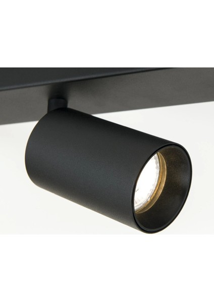 Modern Siyah Metal 150 cm GU10 LED Spot Avize Sekizli 8 Lihareketli Başlık Tasarruflu Tavan Avize fiyatları