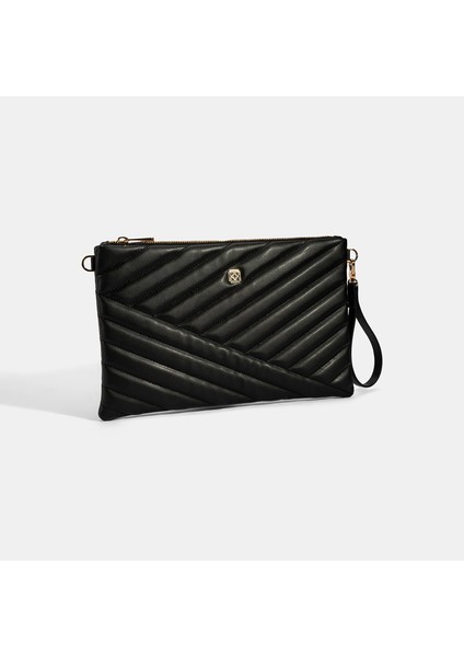 Kadın Siyah Omuz Askılı Portföy Çanta modelleri