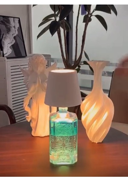 dekoratif Şarjlı masa lambası