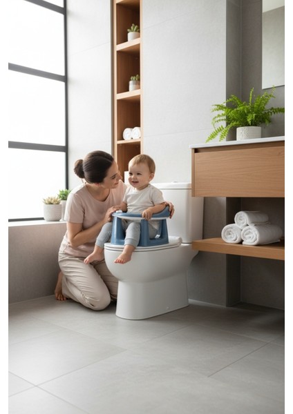 Kaydırmaz Tabanlı Bebek Oturağı, Bebek Banyo Oturağı, Mavi fiyatları