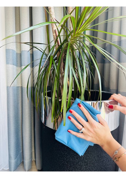 Premium Mikrofiber Cam ve Ayna Bezi- Sihirli Temizlik Bezi 40X40 cm