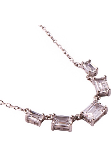 Baget Gümüş Kolye MS3327 fiyatları