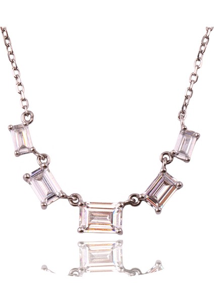 Baget Gümüş Kolye MS3327 modelleri