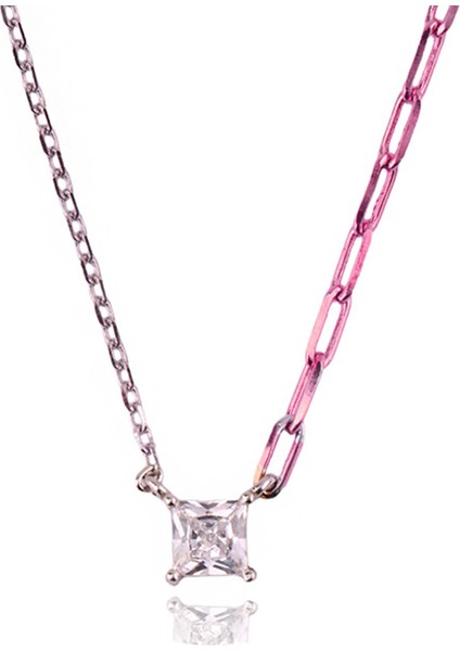 Minio Prenses İthal Gümüş Kolye Ms3276