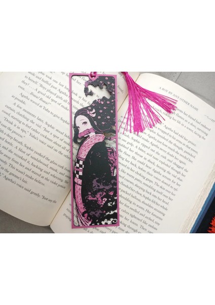 CRAFTSY3D Nezuko Kitap Ayracı – Framed Cutout Tasarım, 3D Baskı Koleksiyon Ürünü fırsatları