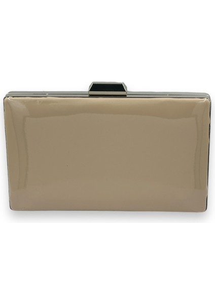 Ten Nude Ayna Rugan Abiye Çanta Gece Çantası Kına Düğün Nişan Balo Davet