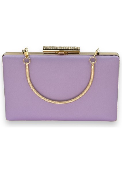 Lila Renk Çizilmeyen El Izi Yapmayan Mat Saten Abiye Çanta Gece Çantası Portföy Clutch Düğün Nişan modelleri