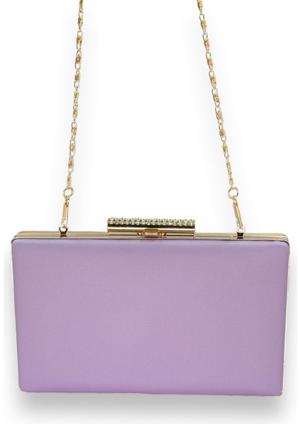 Lila Renk Çizilmeyen El Izi Yapmayan Mat Saten Abiye Çanta Gece Çantası Portföy Clutch Düğün Nişan indirimleri