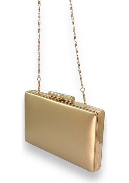 Rose Gold Cilt Deri Mat Deri Abiye Çanta Gece Çantası Düğün Nişan Kına indirimleri