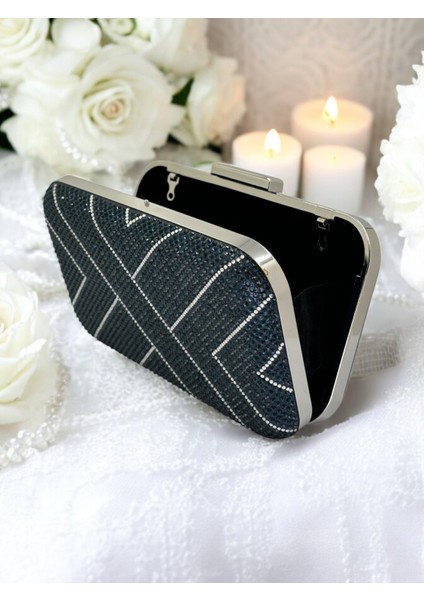 Lacivert Renk Taşlı Kadın Abiye Çanta Düğün Nişan Mezuniyet modelleri