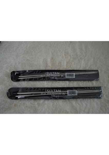 Kısa Titanyum Şiş (25CM) 3 No ve 3,5 No