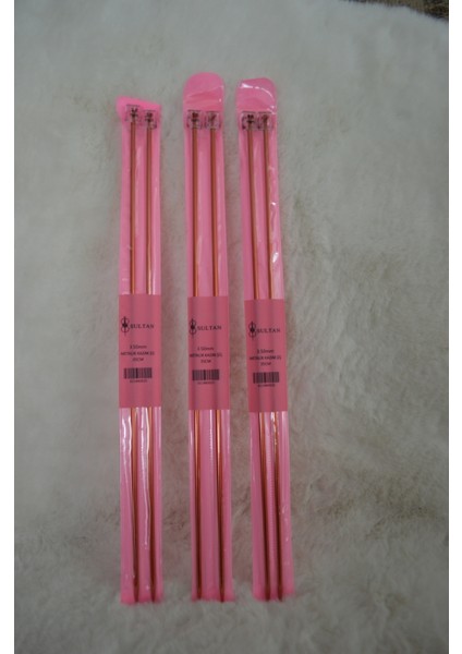 Metalik Kazak Şiş (35CM) – 3,5 No 3 Adet