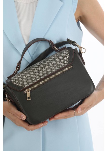 ,kilit Detaylı, Hasır Nakışlı,günlük ,şık, haki bayan Çapraz Çantası fiyatları