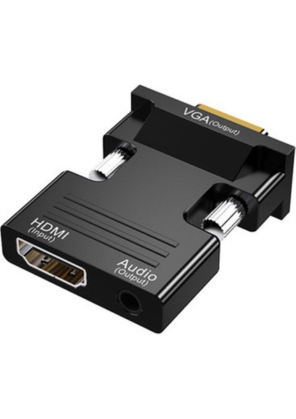 Ses Destekli HDMI (Dişi) To VGA (Erkek) Video Çevirici Dönüştürücü Aux Ses Kablolu fiyatları