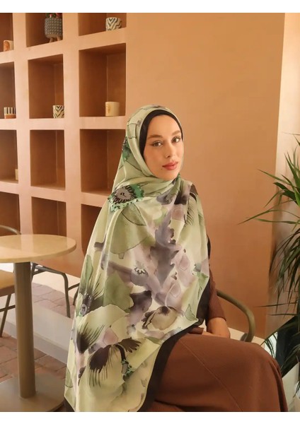 Livora Desen Pamuk Şal - Acı Kahve modelleri