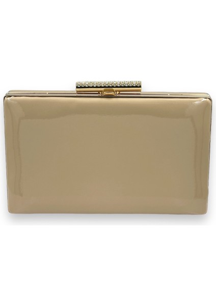 Ten Nude Ayna Abiye Çanta Gece Çantası Kına Düğün Nişan Balo Davet