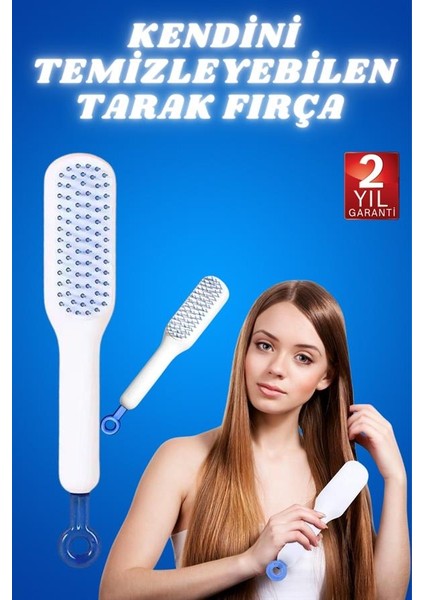 Zeroshop Kendini Temizleyen Tarak Fırça Geri Çekilebilir Evcil Hayvana Uygun Sıkı Dişli fiyatları