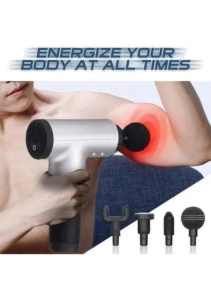 Kablosuz Adaptörlü Masaj Tabancası – Şarjlı Masaj Tabancası KH-320 (5047) fiyatları
