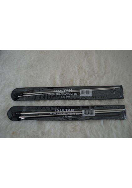 Kısa Titanyum Şiş (25CM) 2,5 No ve 3 No