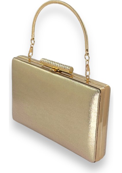 Altın Gold Ithal Sıvama Saten Parlak Kumaş Abiye Çanta Gece Çantası Kına Düğün Nişan fiyatları