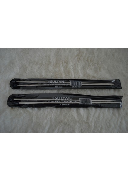 Kısa Titanyum Şiş (25CM) 4 No ve 4,5 No