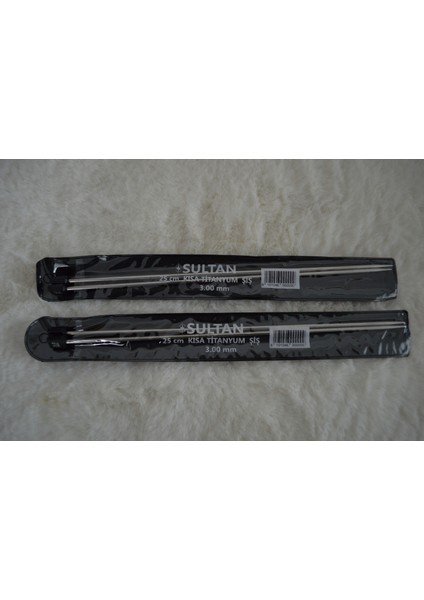 Kısa Titanyum Şiş (25CM) 3 No – 2 Adet