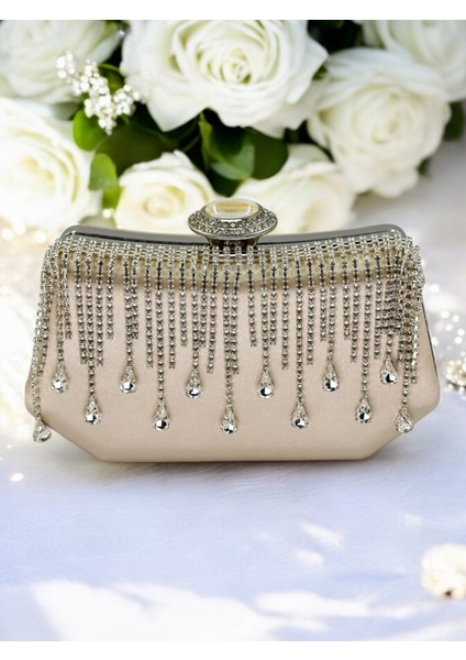 Ten Saten Kadın Abiye Çanta Düğün Nişan modelleri