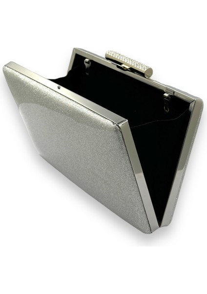 Gümüş Kumsim Üzeri Silikon Kaplamalı Taşlı Kasalı Ithal Abiye Çanta Gece Çantası Düğün Nişan Kına modelleri