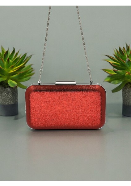 Kırmızı Renk Kristal Desenli Abiye Çanta Gece Çantası Düğün Nişan Portföy indirimleri