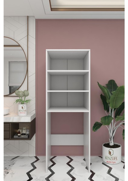 Kenzlife Çamaşır-Kurutma-Bulaşık Makinesi Dolabı Zenbillimdf Byz 180*70*60 Suntalam Banyo % 100 Full Mdf fiyatları