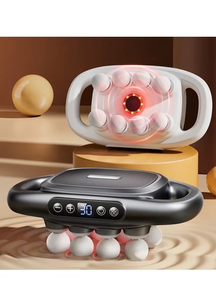 8 Başlıklı Şarjlı Isıtmalı Masaj Aleti (5047) indirimleri