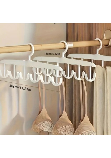 1 Adet Yer Tasarruflu 6 Kancalı Plastik Dolap Içi Düzenleyici Pratik Askı (5047) indirimleri