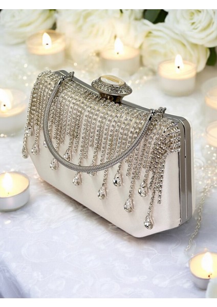 Sedef Saten Kadın Abiye Çanta Düğün Nişan fırsatları