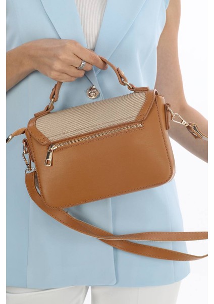 ,kilit Detaylı, Hasır Nakışlı,günlük ,şık, camel bayan Çapraz Çantası modelleri