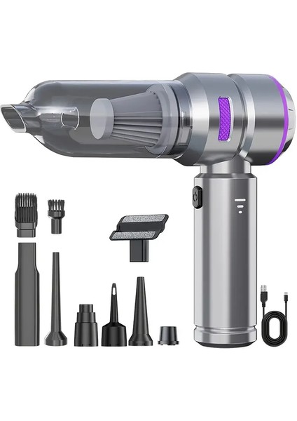 Araç Süpürgesi Kablosuz El Süpürgesi – 16000 Pa Fırçasız Motor (5047) fırsatları