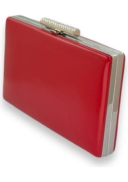 Kırmızı Renk Cilt Deri Mat Deri Abiye Çanta Gece Çantası Düğün Nişan Kına fiyatları