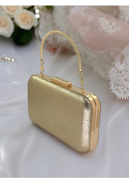 Gold Dore Renk Kristal Desenli Abiye Çanta Gece Çantası Düğün Nişan Portföy fiyatları