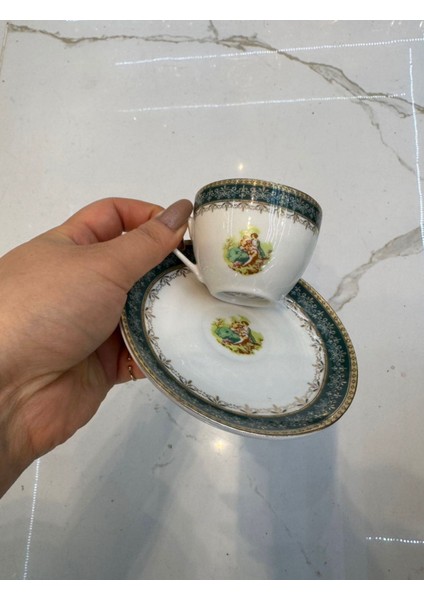 Esterhomedecor 6 Kişilik Porselen Kahve Fincan Takımı fiyatları