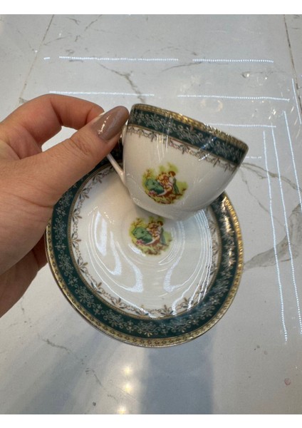 Esterhomedecor 6 Kişilik Porselen Kahve Fincan Takımı fırsatları