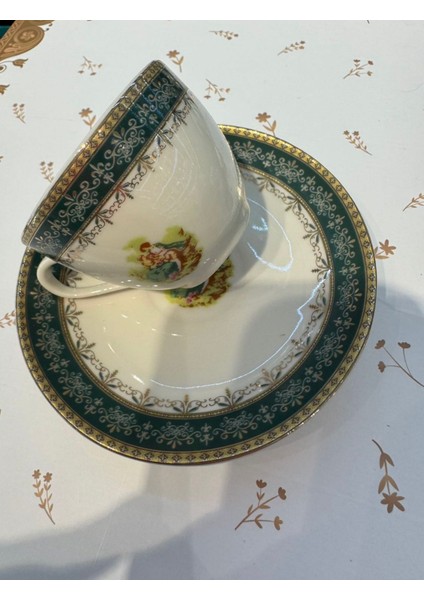 Esterhomedecor 6 Kişilik Porselen Kahve Fincan Takımı indirimleri