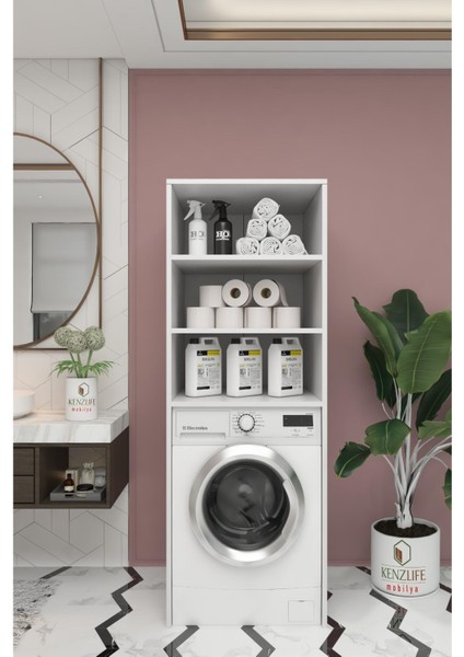 Kenzlife Membran Çamaşır-Kurutma-Bulaşık Makinesi Dolabı Mahidevran Byzbyz Düz 180*70*60 Mebran Kapak Mdf Gövde fiyatları