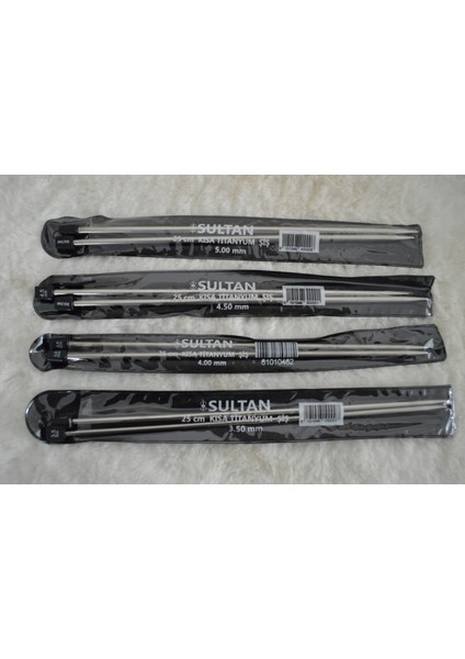 Kısa Titanyum Şiş (25CM) Seti 3,5 No – 4 No – 4,5 No – 5 No