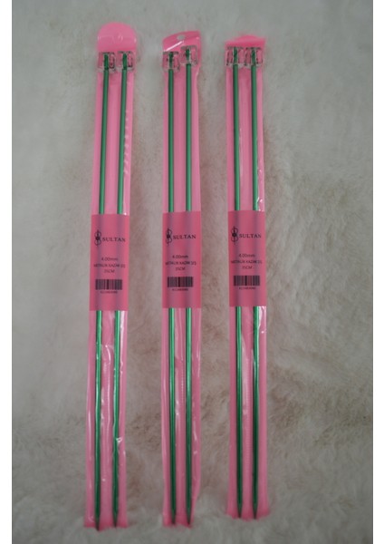 Metalik Kazak Şiş (35CM) – 4 No 3 Adet