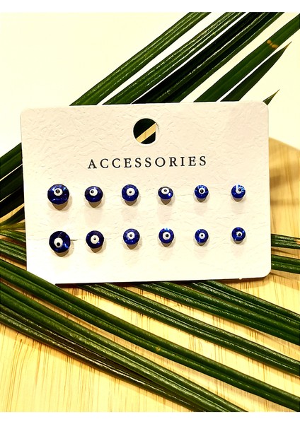 Çoklu Renkli Nazar Boncuk Küpe fiyatları