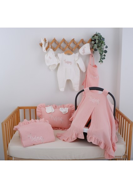 Müslin Full Set Kız Bebek Hastane Çıkışı