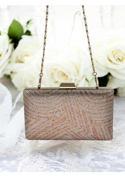 Altın Gümüş Renk Kristal Taşlı Metal Saplı Abiye Çanta Düğün Nişan Kına Mezuniyet fiyatları