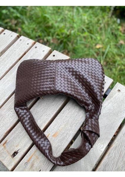 Örgü Desenli Kadın Kol Çantası – Günlük Şık Omuz Çantası | Yumuşak Deri Dokulu, Geniş Iç Hacimli, Trend Model fiyatları