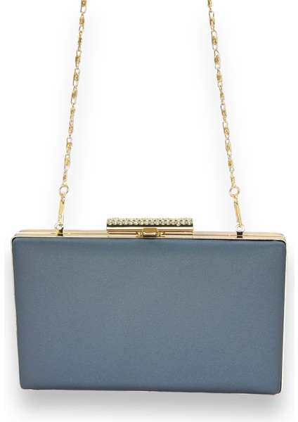 Lacivert Çizilmeyen El Izi Yapmayan Mat Saten Abiye Çanta Gece Çantası Portföy Clutch Düğün Nişan fırsatları