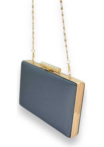 Lacivert Çizilmeyen El Izi Yapmayan Mat Saten Abiye Çanta Gece Çantası Portföy Clutch Düğün Nişan indirimleri