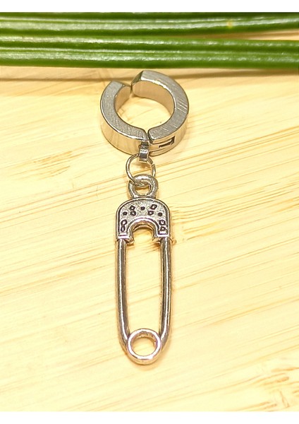 Çelik Gümüş Renk Figürlü Unisex Küpe fiyatları